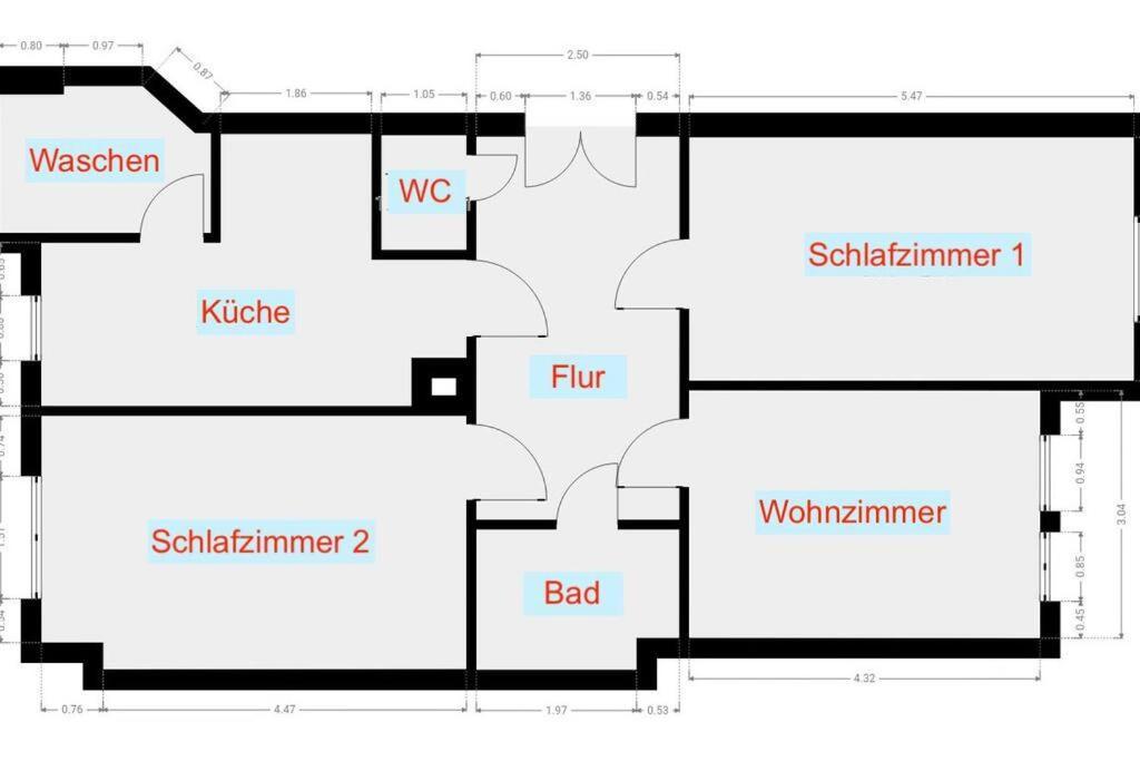 3-raum Wohnung, Fuer Monteure Apartment